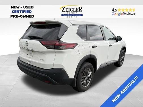 Glacier White 2021 Nissan Rogue S