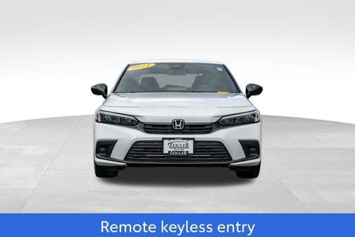 Platinum White Pearl 2024 Honda Civic Sport
