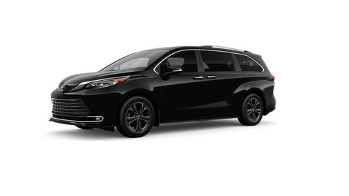 Midnight Black Metallic 2026 Toyota Sienna Platinum