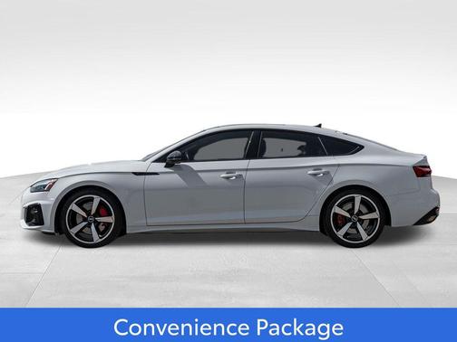 Glacier White Metallic 2023 Audi A5 Sportback 45 S Line Premium Plus