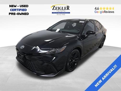 Midnight Black Metallic 2025 Toyota Camry SE