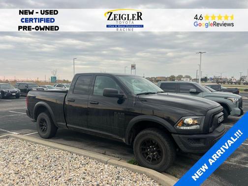 Diamond Black Crystal Pearlcoat 2022 RAM 1500 Classic Warlock Quad Cab 4x4 6'4' Box