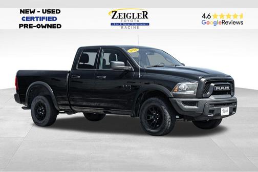Diamond Black Crystal Pearlcoat 2022 RAM 1500 Classic Warlock Quad Cab 4x4 6'4' Box