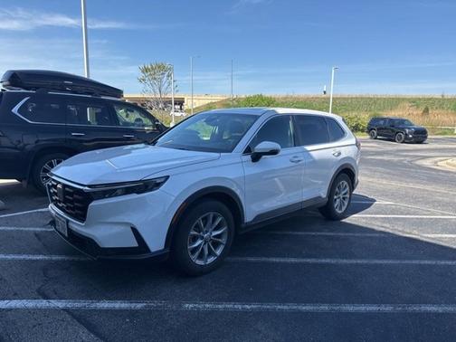 Platinum White Pearl 2025 Honda CR-V EX AWD