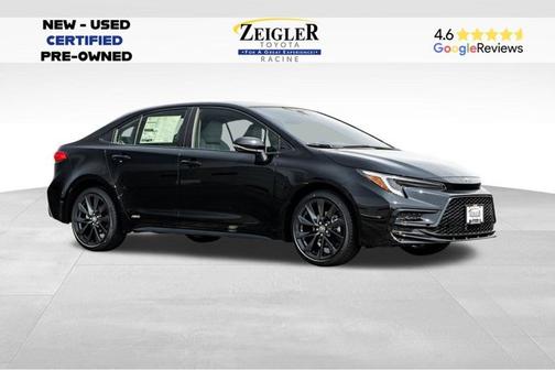 Midnight Black Metallic 2026 Toyota Corolla Hybrid SE