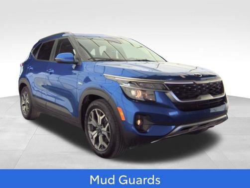 Neptune Blue 2021 Kia Seltos EX
