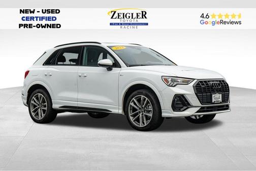 Ibis White 2023 Audi Q3 45 S line Premium Plus