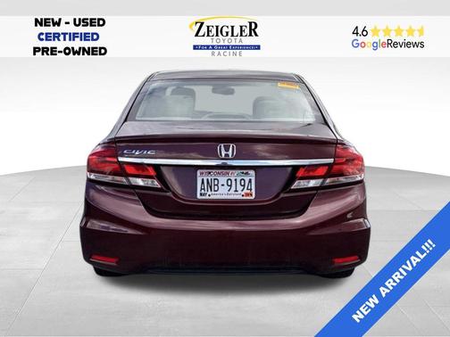 Crimson Pearl 2014 Honda Civic EX-L