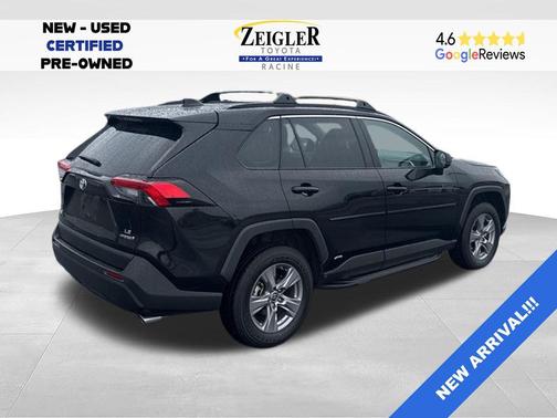 Midnight Black Metallic 2023 Toyota RAV4 Hybrid LE