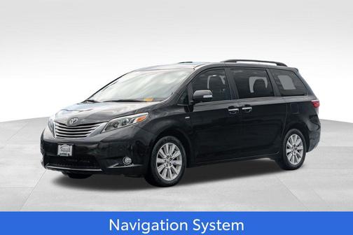 Midnight Black Metallic 2016 Toyota Sienna Limited Premium