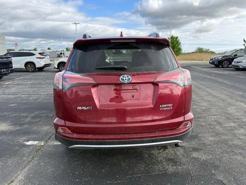Ruby Flare Pearl 2018 Toyota RAV4 Hybrid Limited