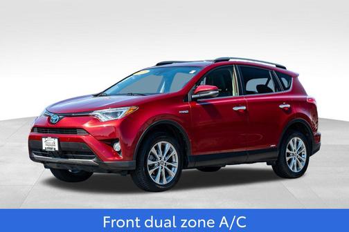 Ruby Flare Pearl 2018 Toyota RAV4 Hybrid Limited
