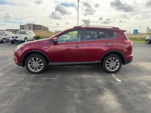 Ruby Flare Pearl 2018 Toyota RAV4 Hybrid Limited