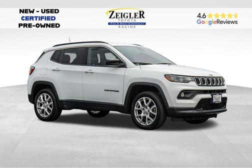 Bright White Clearcoat 2023 Jeep Compass Latitude Lux
