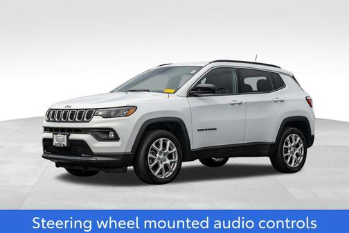 Bright White Clearcoat 2023 Jeep Compass Latitude Lux