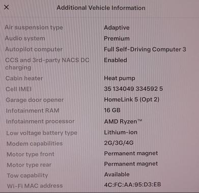 2023 Tesla Model X Standard Range