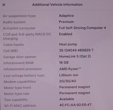 2023 Tesla Model X Standard Range