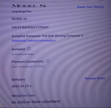 2020 Tesla Model S Long Range Plus