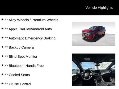2021 Chevrolet Tahoe 4WD High Country