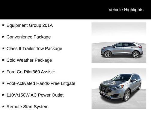 ICONIC SILVER 2020 Ford Edge SEL