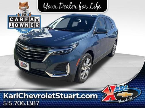 Lakeshore Blue Metallic 2024 Chevrolet Equinox Premier w/1LZ