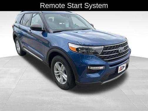ATLAS BLUE METALLIC 2020 Ford Explorer XLT