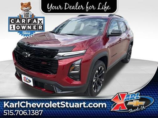 Radiant Red Tintcoat 2025 Chevrolet Equinox AWD RS