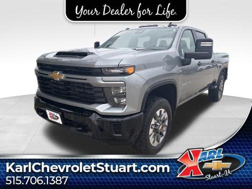 Sterling Gray Metallic 2024 Chevrolet Silverado 2500 Custom