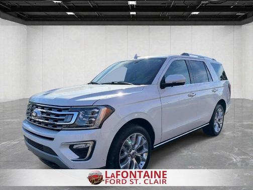 White Platinum Clearcoat Metallic 2019 Ford Expedition Limited
