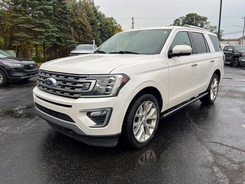 White Platinum Clearcoat Metallic 2019 Ford Expedition Limited