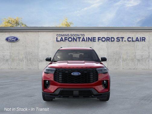 Red Metallic 2026 Ford Explorer ST-Line