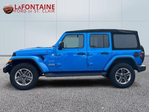 Hydro Blue Pearl 2022 Jeep Wrangler Unlimited Sahara