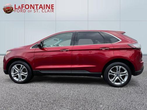 Ruby Red Metallic 2017 Ford Edge Titanium