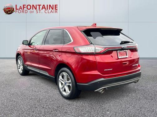 Ruby Red Metallic 2017 Ford Edge Titanium