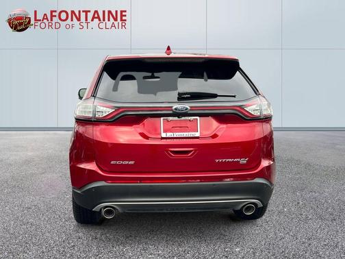 Ruby Red Metallic 2017 Ford Edge Titanium