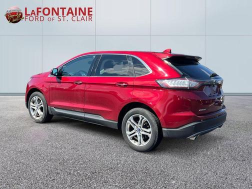 Ruby Red Metallic 2017 Ford Edge Titanium