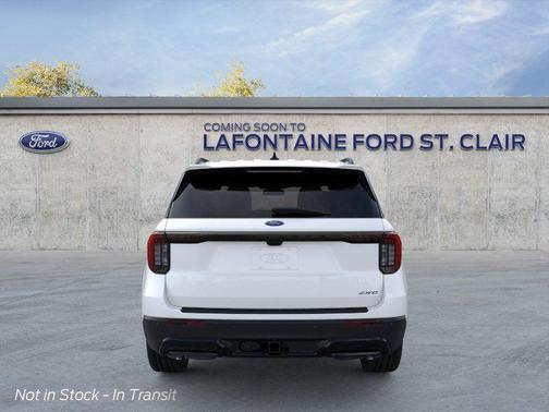 White 2026 Ford Explorer ST-Line