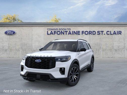 White 2026 Ford Explorer ST-Line