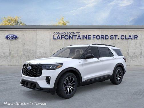 White 2026 Ford Explorer ST-Line