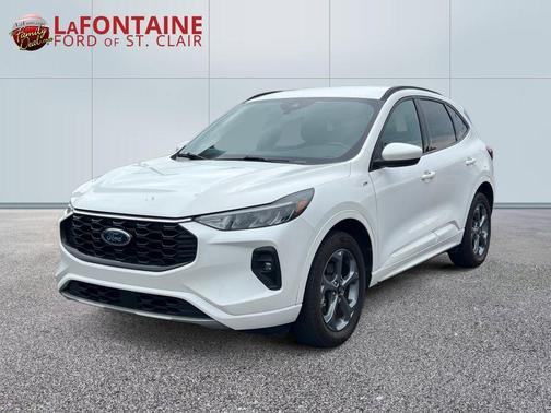 White Metallic 2024 Ford Escape ST-Line Select