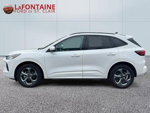 White Metallic 2024 Ford Escape ST-Line Select