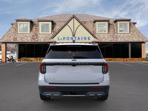 Space White Metallic 2026 Ford Explorer Active