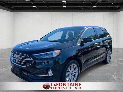 Black 2020 Ford Edge Titanium