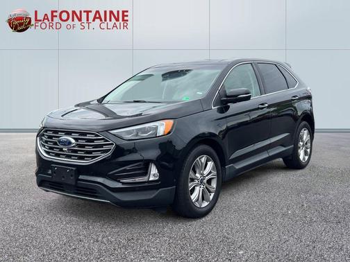 Black 2020 Ford Edge Titanium