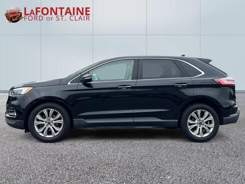 Black 2020 Ford Edge Titanium