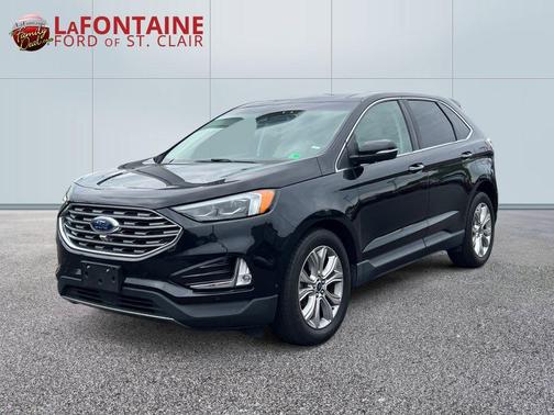 Black 2020 Ford Edge Titanium