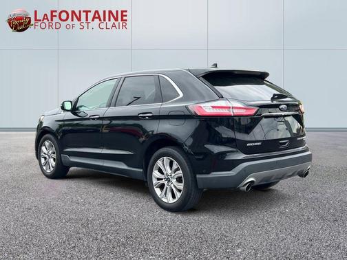 Black 2020 Ford Edge Titanium