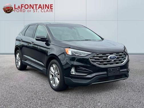 Black 2020 Ford Edge Titanium