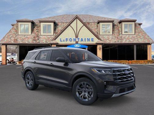 Agate Black Metallic 2026 Ford Explorer Active