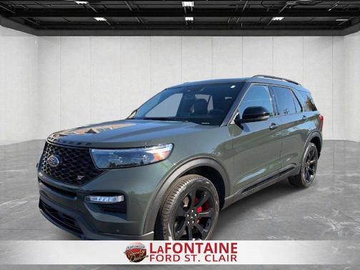 Green Metallic 2024 Ford Explorer ST